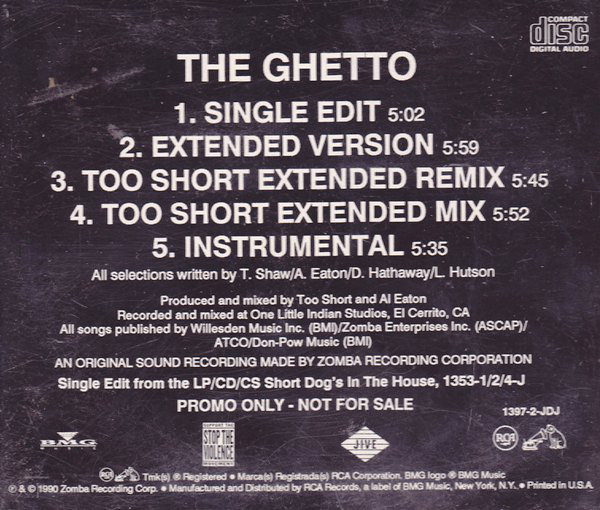 Too Short – The Ghetto